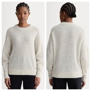 Everlane The Cacoon Crew In Alpaca